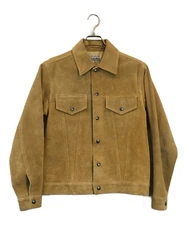 WACKO MARIA Suede Truker Jacket Leather Men's S Free Shipping Fast Ship