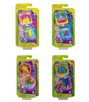 Polly Pocket Places Mini Compact Lemonade Dog House Snow Cabin