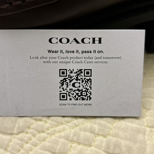 Mocassino Coach LEAH nuovo con scatola in pelle marrone acero (taglia 5,5B) CB990, suola a strappo donna - Foto 14 di 16