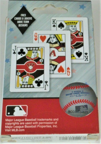 Major League Baseball Diamond Backs Playing Cards Deck of 52 Cards - Picture 2 of 3