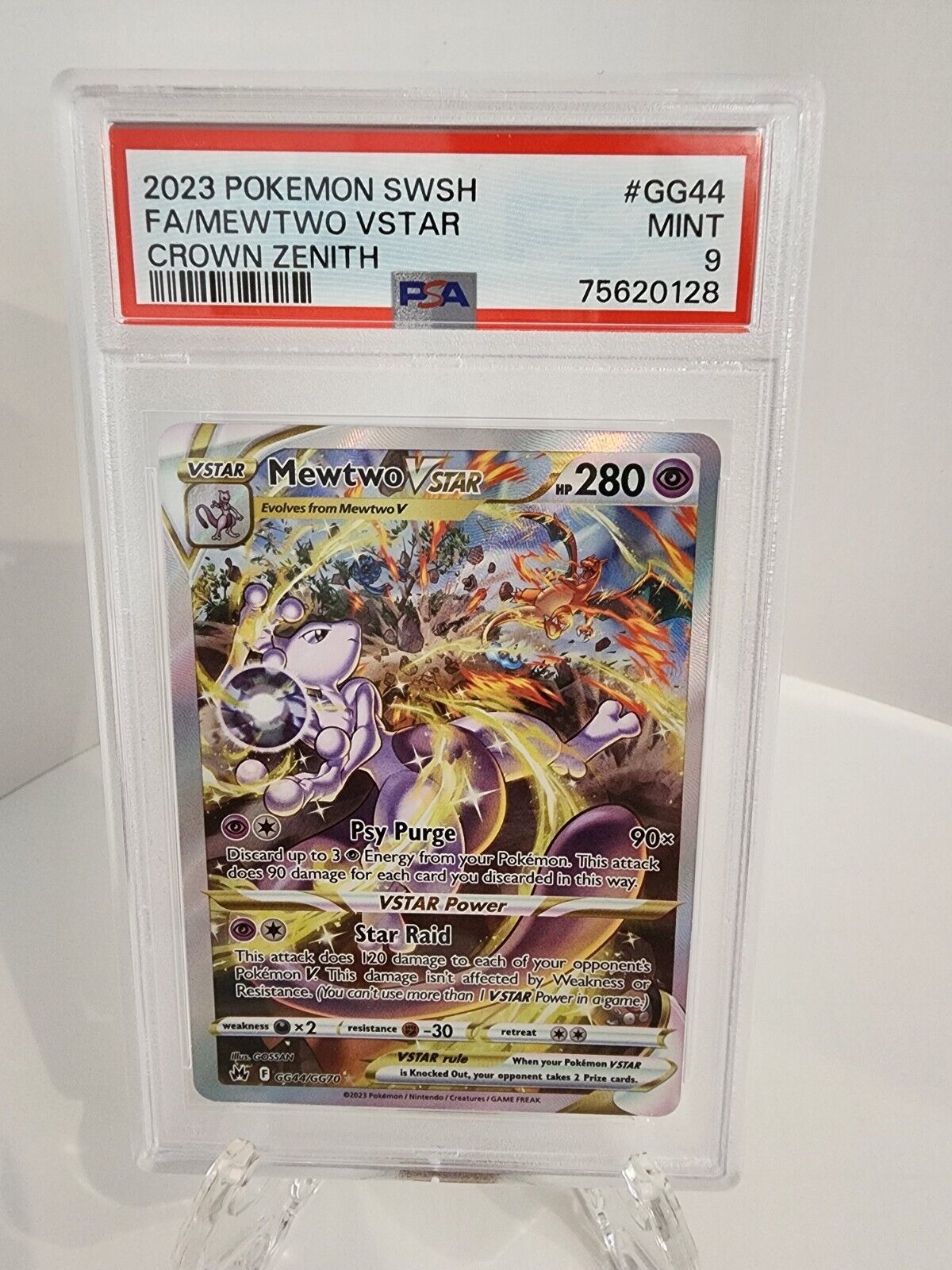 Mewtwo VSTAR 2023 Crown Zenith Galarian Gallery #GG44/GG70 Price