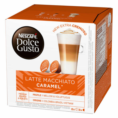 Dolce Gusto Caramel Latte Macchiato Kapseln Nescafé 16 Kapseln (8 Portionen) - Afbeelding 1 van 11