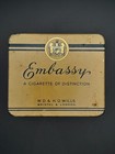 Vintage Embassy "A Cigarette of Distinction" Tin (empty) - WD & HO Wills, London