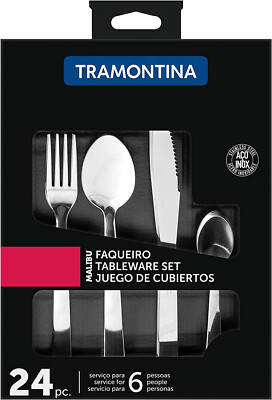 Set Posate Acciaio Inox 4 Pezzi &ndash; DID &ndash; Forchetta, Coltello, Cucchiaio, Cucchiaino &ndash; Lavastoviglie