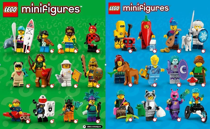 LEGO MINIFIGURE SERIES 21 22 - Minifigure O Choice - Choose - NEW