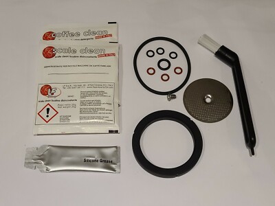 Gaggia Classic Dichtungs-Service-Set, Dusche, Fett, Entkalker, Waschmittel & Bürste