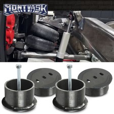Universal Front Air Ride Bag Brackets Kit Cups 4.5 Od Fit For Chevy Car Truck