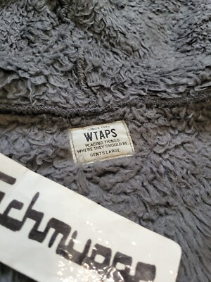 2016 WTAPS HELLWEEK WOOKY FULL ZIP HOODIE HOODED SWEATSHIRT WOOKIE