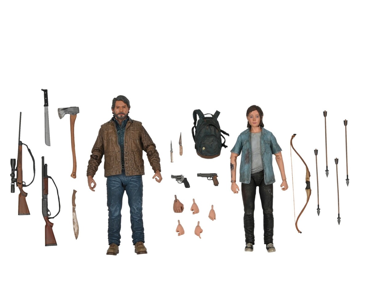 【未開封】NECA ラスト・オブ・アス パート2 ジョエル&エリー2パック The Last of Us 2: Ultimate Joel and Ellie 7