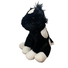Dan Dee Horse Plush Black White Spots Walmart Sitting Stuffed Animal Pony READ