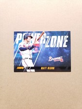 2022 Stadium Club Matt Olson PowerZone /50 Orange Parallel PZ-25
