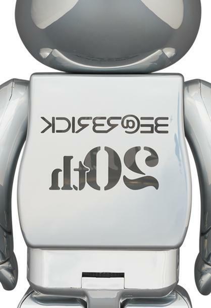 BE@RBRICK 20th Anniversary DEEP CHROME 400% Bearbrick Medicom Toy