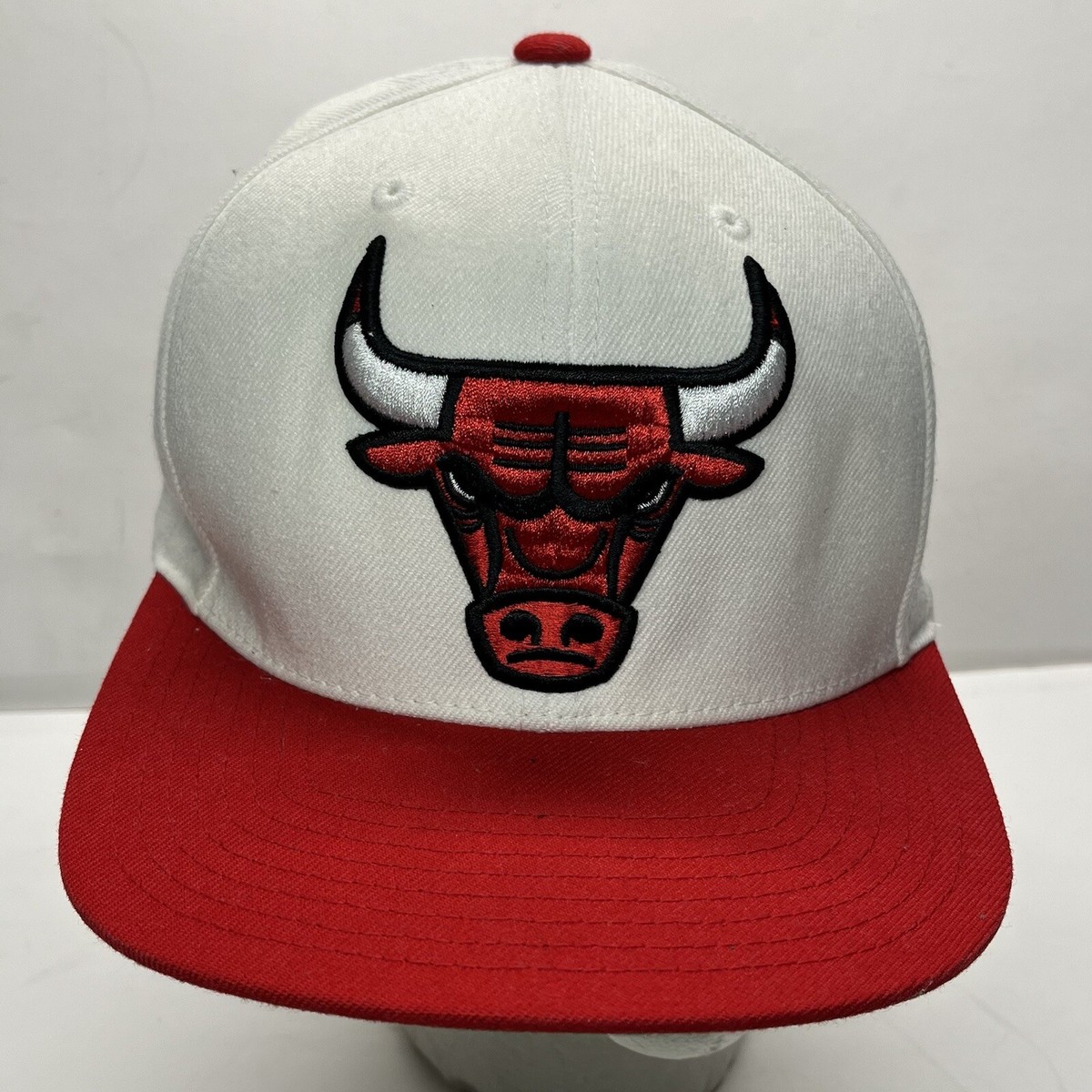 New Era Gorra 9fifty Chicago Bulls Nba White Crown Patches Color Blanco/rojo Diseño De La Tela Lisa Talla Snapback M-l