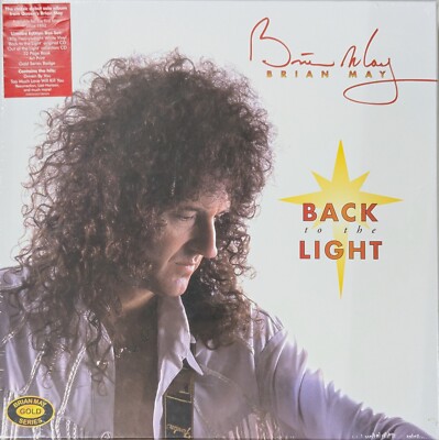 BRIAN MAY Back To The Light SEALED limited 180 Gram LP White Vinyl/2CD box set