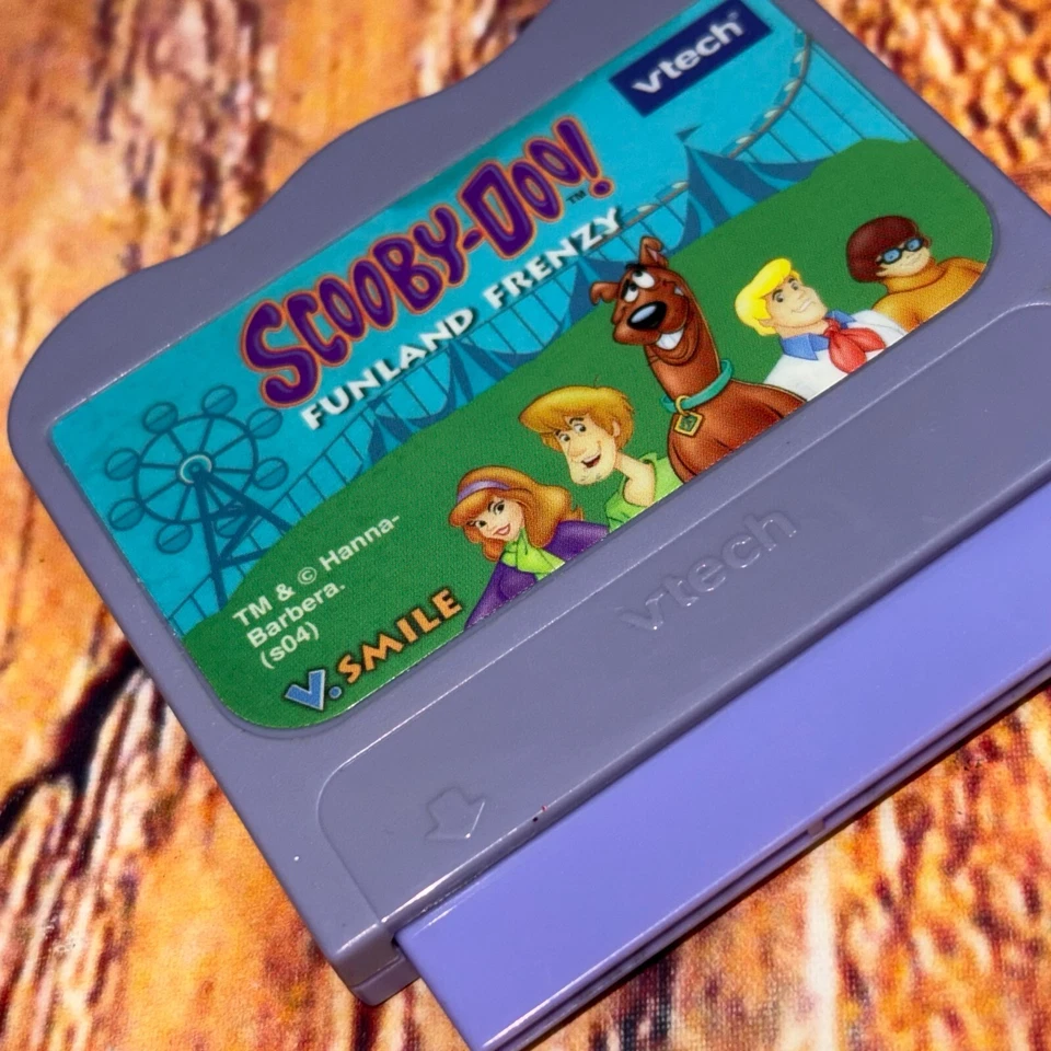 VTG 2004 Vtech Vsmile Scooby-Doo! Funland Frenzy Video Game Hanna-Barbera - Image 2 of 4
