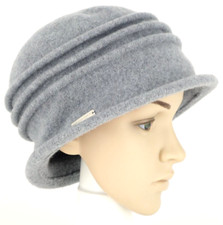 Walkhut Wollhut Glockenhut mit Rand Zierbisen Seeberger versch. Farben Gr. 56-58