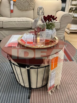 Brand New IKEA ANGESBYN Pine Light Brown Stained Storage Side