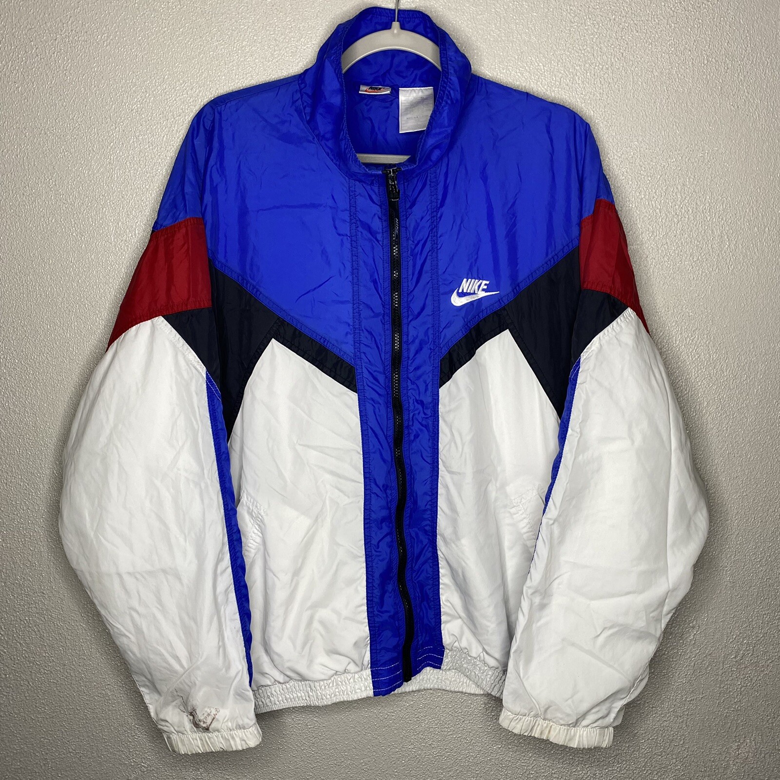 Vintage Nike 90s Color Block Multicolor Windbreaker M??? - Gem
