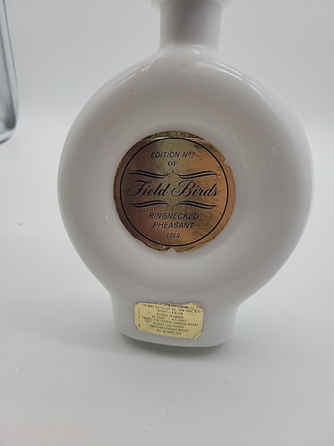 Vintage 1969 Field Birds Ringnecked Pheasant 1969 Decanter - Picture 3 of 5