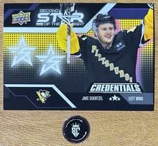 Jake Guentzal 2022-23 Upper Deck Credentials 2nd Star of the Night Insert #2S-7