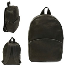 Zaino Uomo Vera Pelle Nero Vintage Borsa Viaggio Scuola Lavoro VIETRI LEATHER