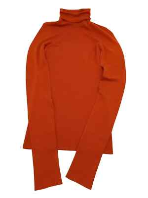 ETRO Orange Embroidered Logo Jumper - Size M