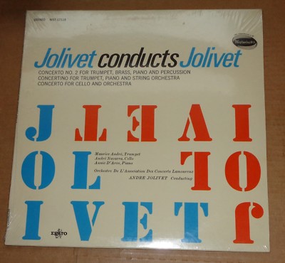 Jolivet conducts JOLIVET Concertos (Andre/Navarra) Westminster WST-17118 SEALED
