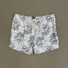 PacSun Swim Trunks Mens XL Blue Gray Abstract Dyed Lined Surfer Casual Beach