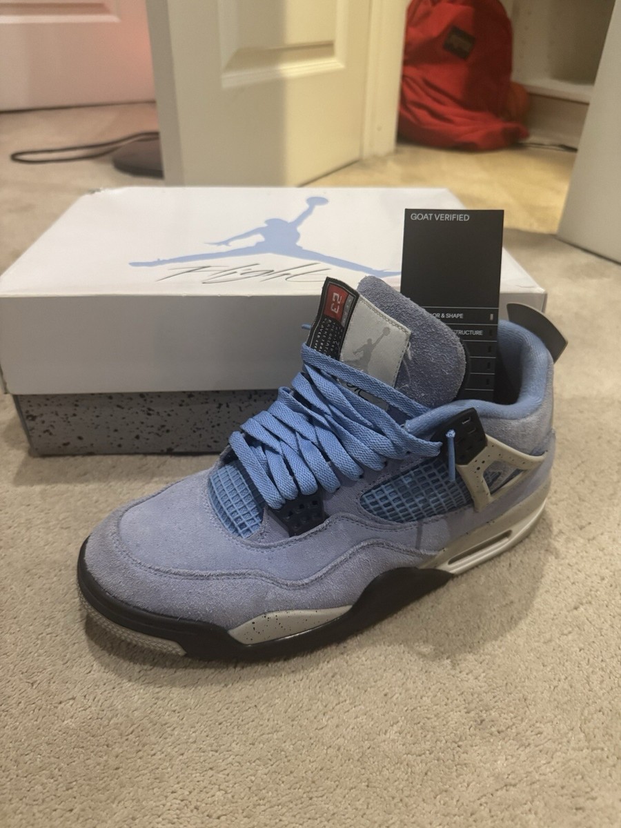 Size 10 - Air Jordan 4 Retro PE UNC | eBay