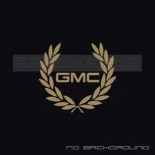 GMC Racing Wreath Decal Sticker Acadia Sierra yukon denali American Racing Pair