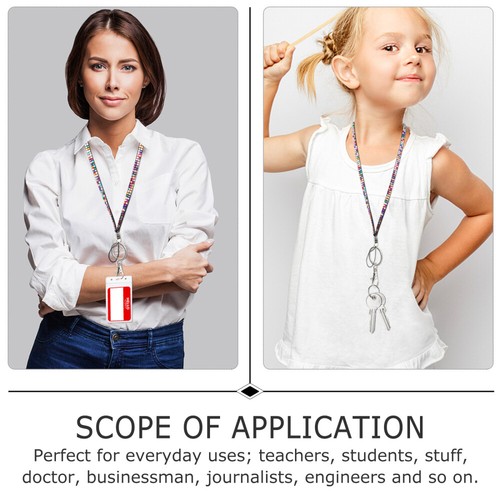3pcs Rhinestone Lanyard Cellphone Hanging Rope Key Chain Lanyards (Colorful) - Zdjęcie 11 z 12