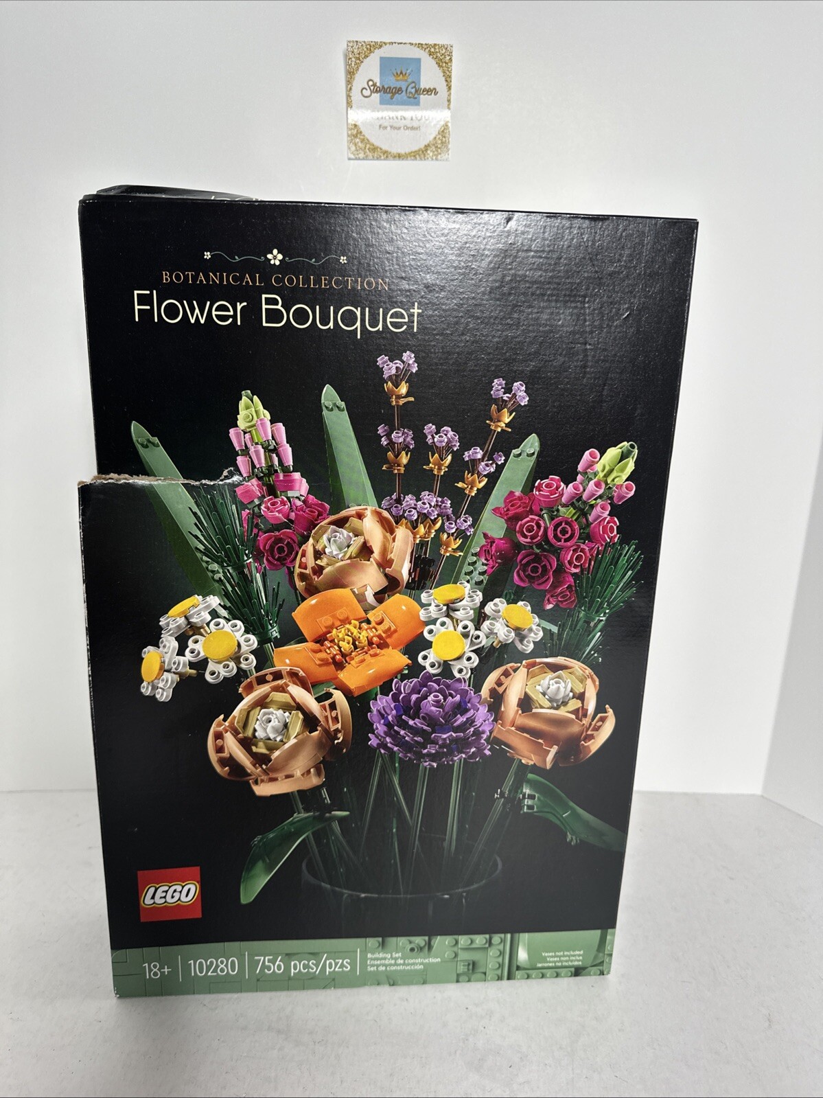 LEGO Flower Bouquet 10280 Botanical Collection Building Kit with Damaged Packaging  