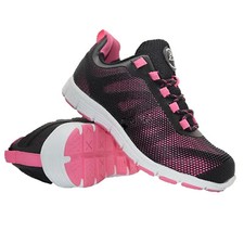 Ladies Ultra Lightweight Safety Steel Toe Cap Trainers Womens Work Boots Shoes S