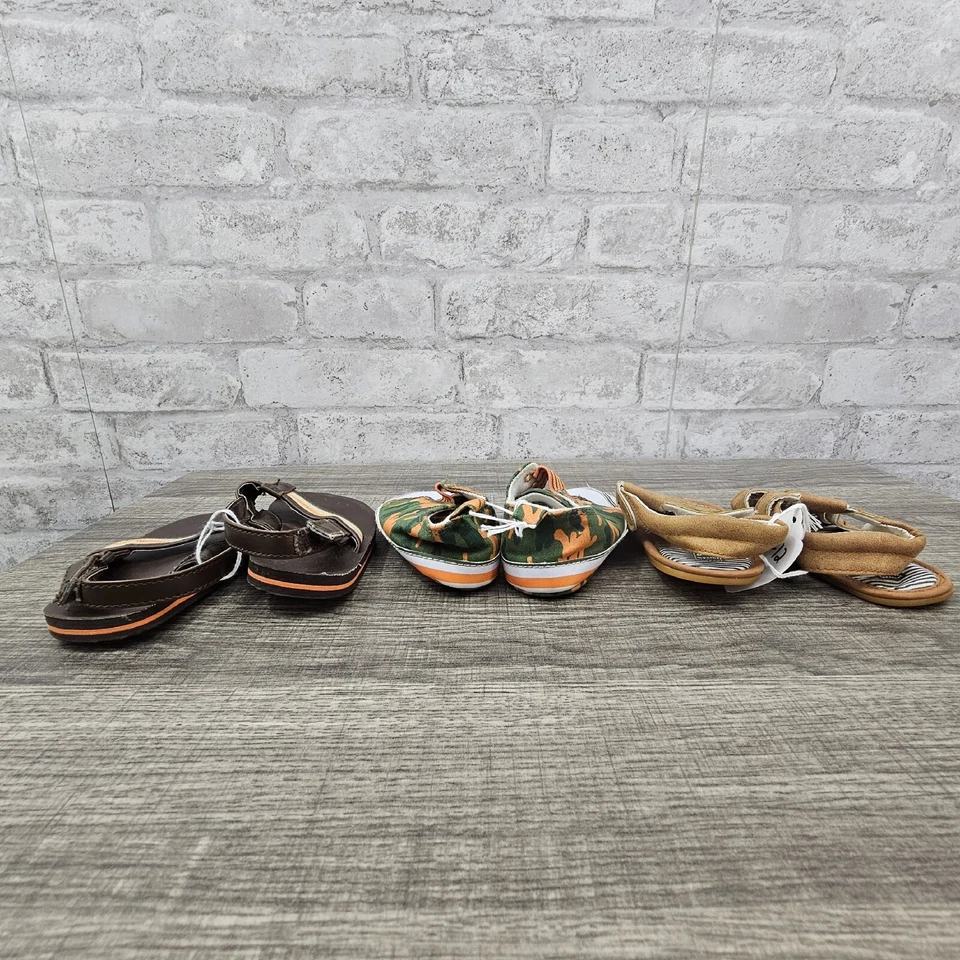 Lote de 3 zapatos infantil niño talla 6-12 meses Foto 3 de 4