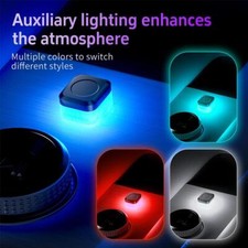 -Mini USB Sensor Light Car Interior LED Lamp Control Atmosphere Light