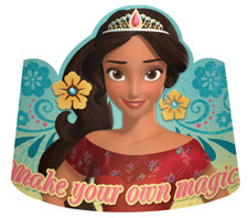 Disney Elena of Avalor Glitter Paper Tiaras Elena of Avalor Party Tiaras 8ct