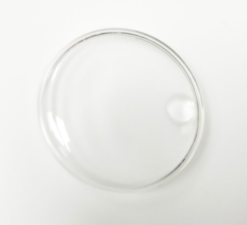 Acrylic Vintage 29.4mm Diameter Flat Dome with Date Magnify Lens D294-L96 SUC - Picture 2 of 4