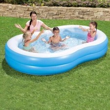 Bestway 262 x 157 cm aufblasbarer Familienpool