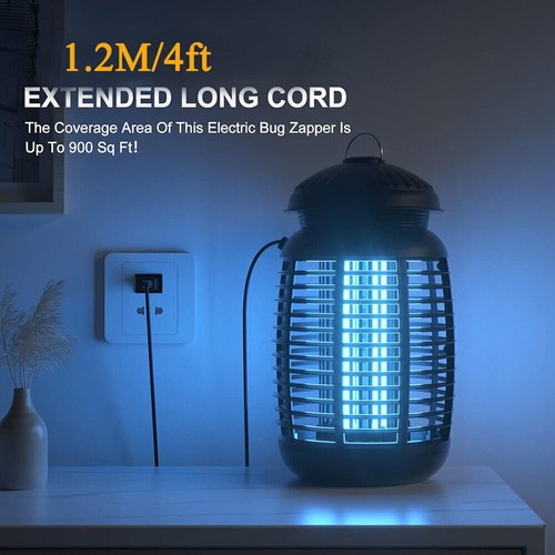 Electric Mosquito Zapper Lamp LED Light Bug Trap for Indoor Outdoor Pest Control - Picture 5 of 10
