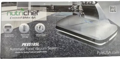 NutriChef PKVS18SL, Automatic Vacuum Air Sealing System Open Box