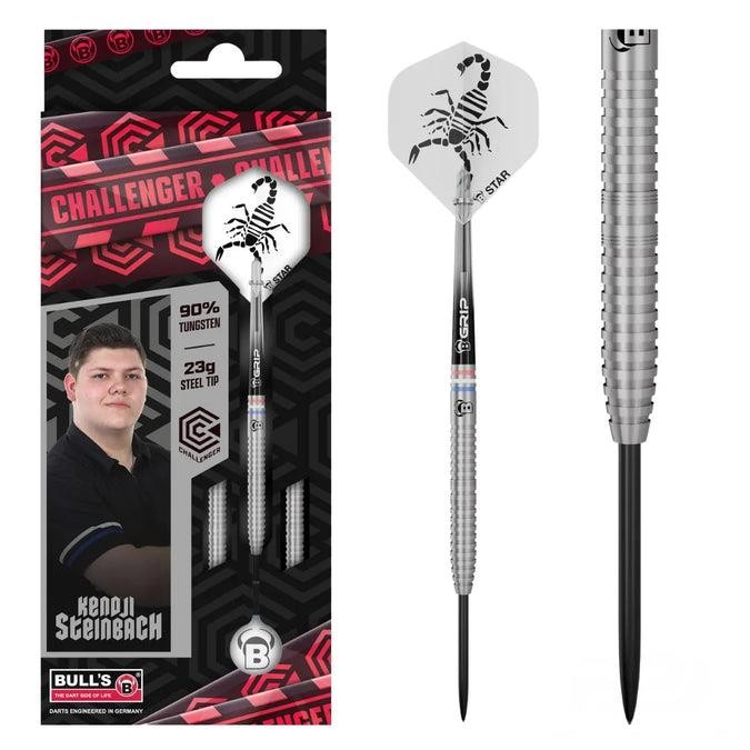 Bulls DE Challenger Kendji Steinbach 90% Tungsten Steel Tip Darts - 23g