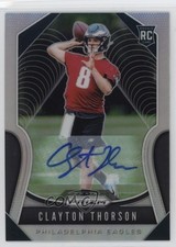 2019 Panini Prizm Rookies Silver Prizm Auto Clayton Thorson #310 Auto 1p5y