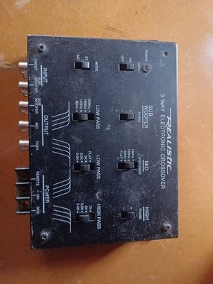 Old school Realistic 3 Way Electronic Crossover Network UNTESTED AS IS