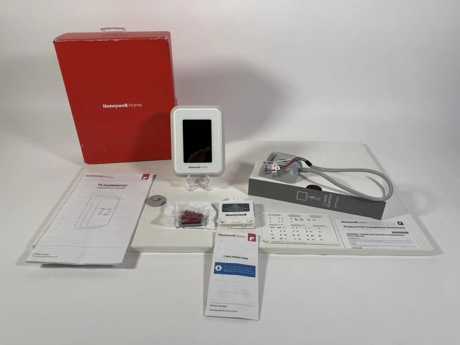 Honeywell Home T9 WiFi Smart Thermostat Room Sensor Touch Screen Alexa / Google