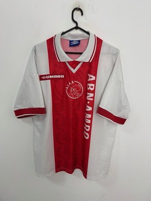 AJAX 1994/1995 HOME FOOTBALL SHIRT UMBRO VINTAGE TRIKOT GRÖSSE XL ERWACHSENE