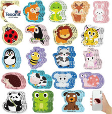 120 Pcs Anxiety Sensory Stickers Textured Rough Fidgets for Mental Health, Autis