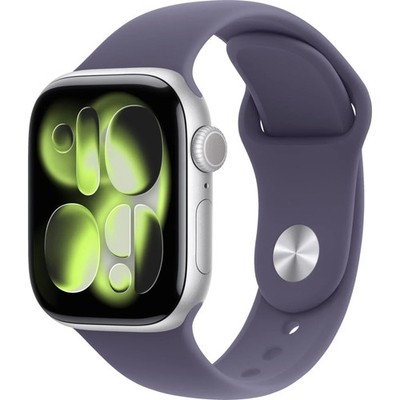 Apple Watch Series 11 GPS 42 Smartwatch Silber/Purple (130-180 mm)