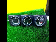 Omori Vintage Triple Gauge Set Turbo Boost Oil Temp Oil Pressure Jdm Japan Omori Vintage Triple Gauge Set Turbo Boost Oil Temp Oil Pressure Jdm Japan