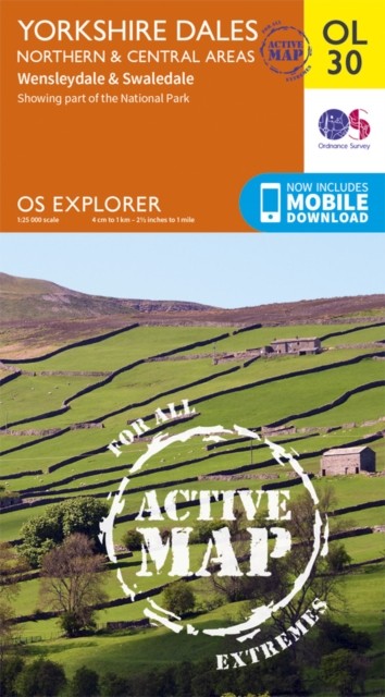 Yorkshire Dales Northern & Central by Ordnance Survey (Sheet map, folded)