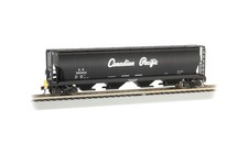 Bachmann 73804 HO Canadian Pacific 4-Bay Cylindrical Grain Hopper #386502